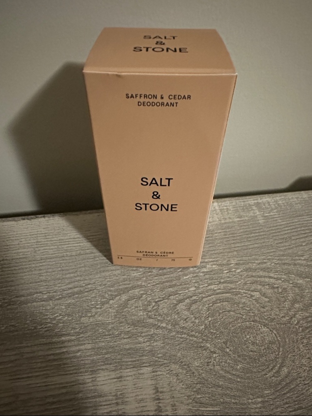 NWOT Salt & Stone Saffron & Cedar Deodorant - Beige